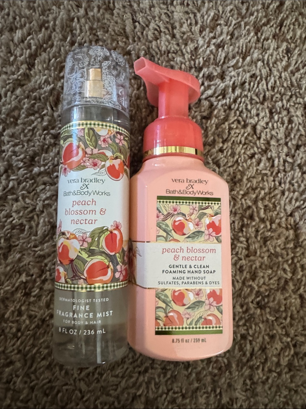Vera Bradley x Bath & Body Works Tote Bag and Peach Blossom & Nectar Set - Picture 9 of 13